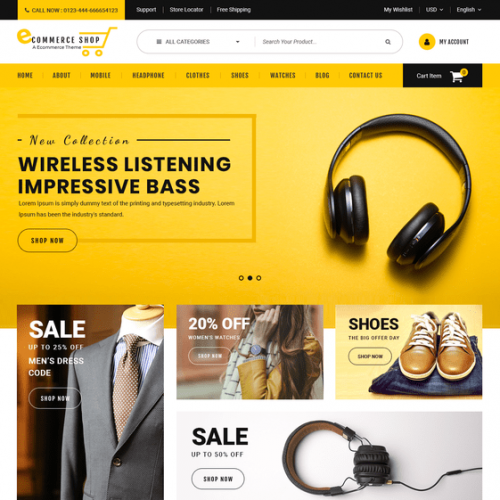 Ecommerce WordPress Theme