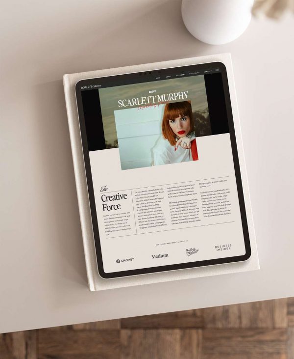 Scarlett Website Template